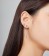 新品【 porStyle 珀風格 】星鑽S925純銀耳環 / 耳釘 / 雙孔單耳耳釘