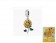 新品【 porStyle 珀風格 】世界名畫系列 / 梵谷的向日葵 S925純銀串珠 / 串飾