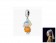 新品【 porStyle 珀風格 】世界名畫系列 / 戴珍珠耳環的少女 S925純銀串珠 / 串飾